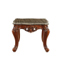 Eustoma - End Table - Marble & Walnut, 30"