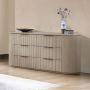 Leanna - Dresser - Light Oak - Light Brown, 72" Wide