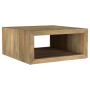 Benton - Square Solid Mango Wood Coffee Table - Natural, 39"