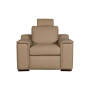 Armon - Chair With Power Footrest & ZG - Brown - Light Brown