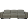 Correze Power Sofa 3 Pc Sectional Gray, 116.5"