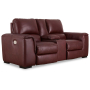 Alessandro - Garnet - PWR REC Loveseat/Con/Adj HDRST