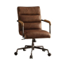Harith - Executive Office Chair - Retro Brown Top Grain Leather