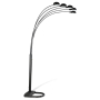 Kayd - Arc 5-Light Dome Shade Metal Floor Lamp - Chrome