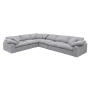 Naveen - Sectional Sofa - Gray Linen, 81"