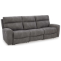 Next-Gen Durapella - Slate - 3-Piece Power Reclining Sectional Sofa, 105"