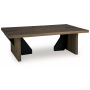 Kandinew Rectangular Cocktail Table Light Brown, 54"