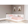 Piperton - White - Twin Bookcase Storage Bed
