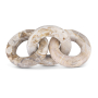 Rings - Marble Decorative Chain Links, 4"