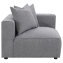 Jennifer - Upholstered Corner Chair, 38.5"