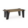 Weathermore Rectangular Cocktail Table Brown / Black, 51.75"