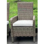 Laguna Heights Arm Chair With Cushion (Set of 2) Beige