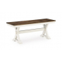 Brinfern Large Dining Room Bench Brown / Antique White