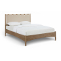 Santos - Vegan Leather Headboard And Wood Full Bed