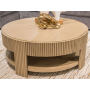 Zaninport Round Cocktail Table Bisque, 42"