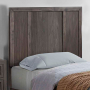 Modern Edge - Twin Panel Headboard - Caffe - Dark Brown