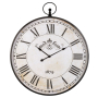 Augustina - Antique Black - Wall Clock