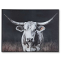 Harlandale - Black / White / Brown - Wall Art
