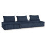 Bales - Navy - 3-Piece Modular Seating, 117"