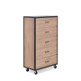 Bemis - Chest - Weathered Light Oak, 51" Tall