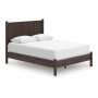 Pamytta Panel Platform Bed Brown