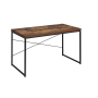 Bob - Console Table - Weathered Oak & Black Finish, 47"