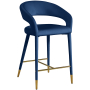 Destiny - Stool - Navy - Fabric