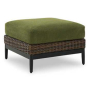 Horizon Hall - Brown / Green - Ottoman With Cushion