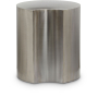 Dimple - 20" End Table - Silver, 18"