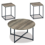 Wadeworth - Brown / Beige - Occasional Table Set (Set of 3), 31.5"