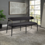 Jaramillo - Bench - Beige Chenille & - Black