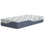 12 Inch Chime Elite 2.0 - White / Blue - Twin Mattress