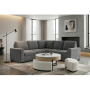 T42 - 4 Piece Living Room Set (Coffee Table With 3 Stools) - Cream / Natural - Beige