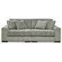 Lindyn Sectional Sofa 2 Pc Fog, 98"