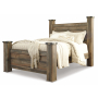 Trinell Poster Bed Brown