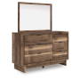 Chirason - Brown - Dresser And Mirror, 50.75" Wide