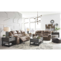 Stoneland - Fossil - 2 Pc. - Power Sofa, Loveseat