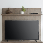 City Scape - Entertainment Deck With Shelf - Burnished