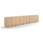 Aveline - 5 Piece Sideboard / Buffet - Natural - Light Brown