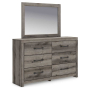 Graystorm - Brown Gray - Dresser And Mirror, 58.7" Wide