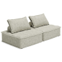 Bales - Taupe - 2-Piece Modular Seating, 78"