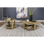Dawn - 2 Piece Round Coffee And End Table Set - Mango