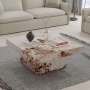 Fultan - Coffee Table - Engineered Stone Finish, 36"