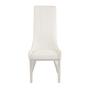 Gianna - Dining Chair (Set of 2) - Ivory PU & Stainless Steel