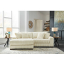 Lindyn - Ivory - Left Arm Facing Corner Chaise 2 Pc Sectional