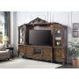 Latisha - Entertainment Center - Antique Oak Finish