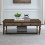 Harrison Heights - Cocktail Table - Brown - Dark Brown, 54"