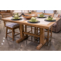 Ridgester Rectangular Dining Room Counter Table Light Brown, 66"