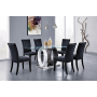 D1628 - 7 Piece Dining Room Set (Dining Table And 6 D03 Dining Chairs) - Black