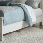 Magnolia Manor - Panel Bed Rails Length - White